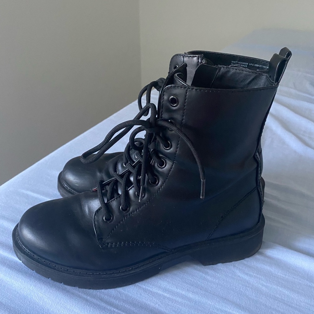 Black Combat Boots